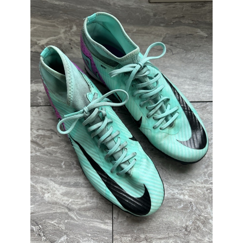 Nike Zoom Mercurial Superfly 9 Academy TF Men 8.5 Soccer Turf Shoes DJ5629-300
